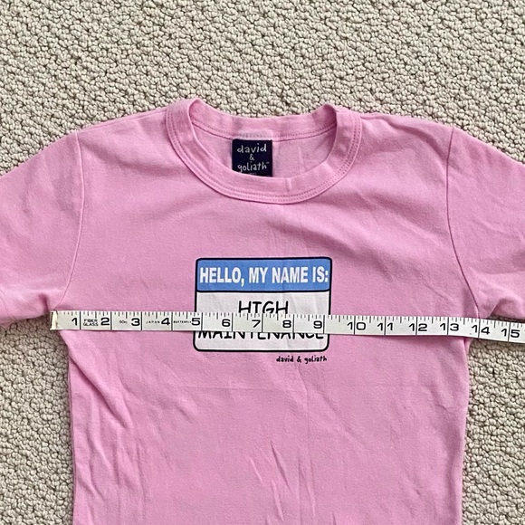 David & Goliath Pink T-Shirt - Picture 6 of 7